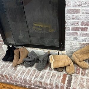 Tan Suede Ankle Boots for Women